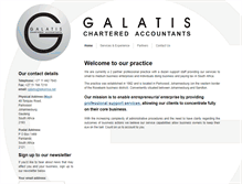 Tablet Screenshot of galatisaccountants.com